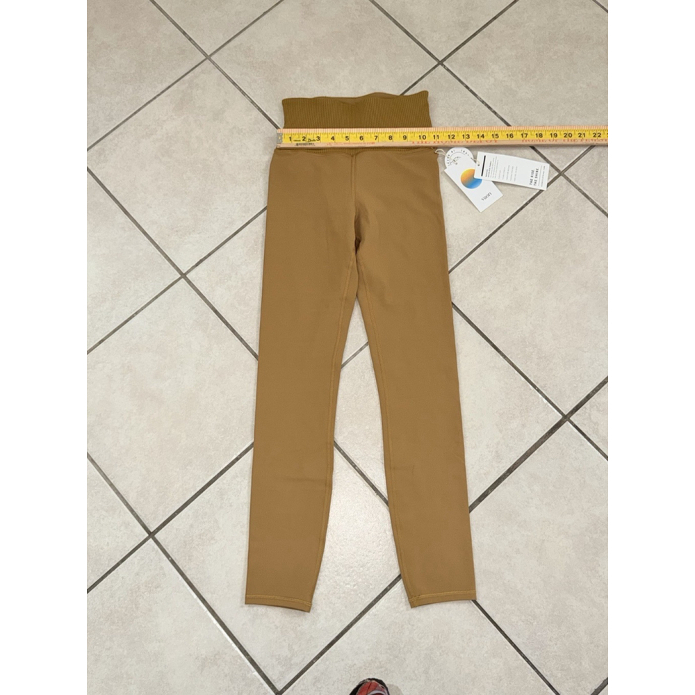 VUORI RIB STUDIO LEGGING 25”DARK GOLDEN COLOR SIZE XS NWT - Picture 6 of 10